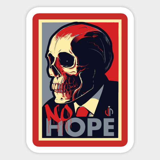 NO HOPE Sticker by JP